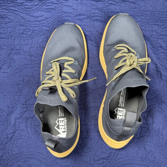 REI Co-op Swiftland MT Mens Trail Running Shoes Grey‎ Yellow 00022949 Size 11